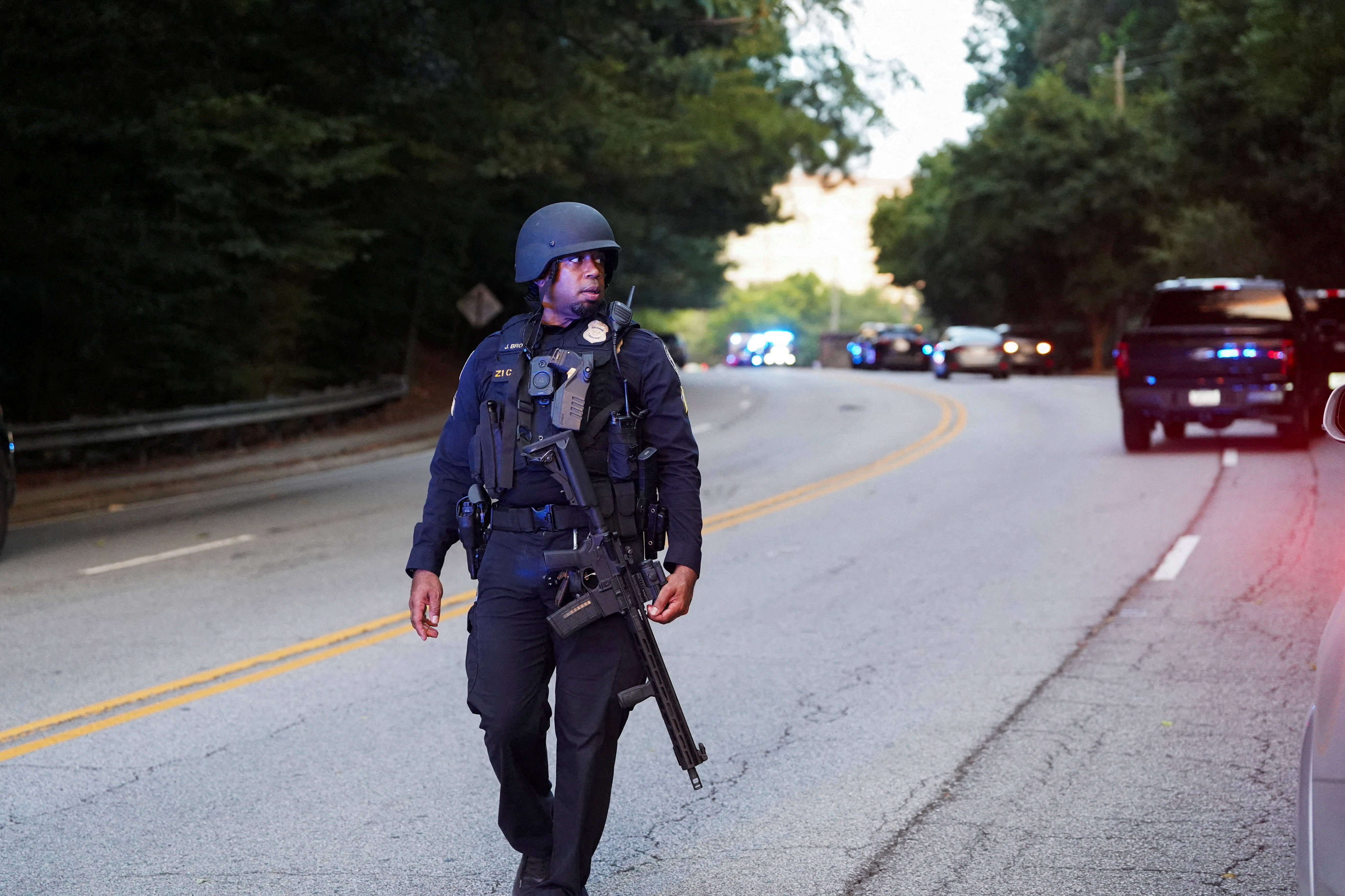 （外代一线）美国亚特兰大市发生枪击 一名警员死亡