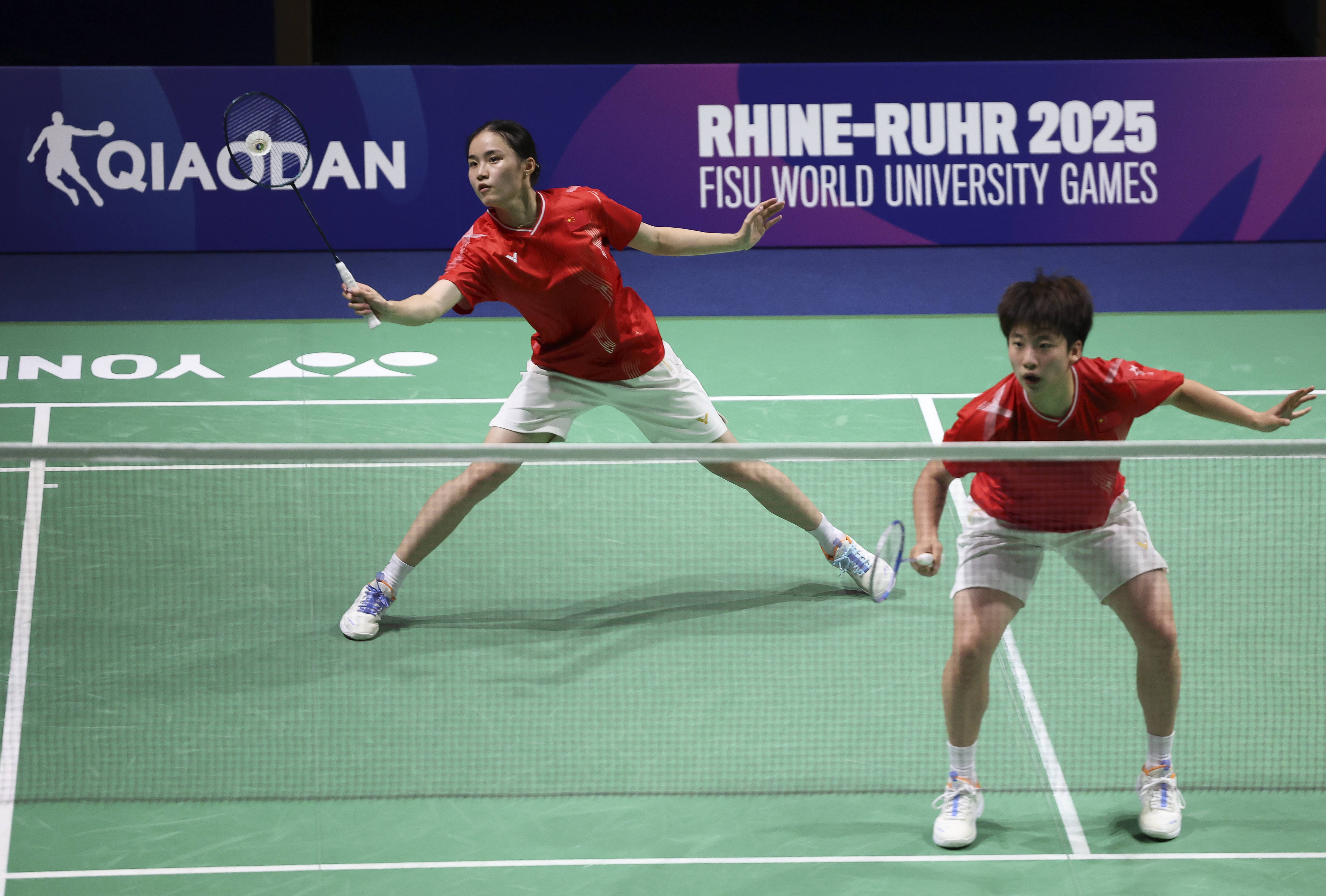 （体育）大运会——羽毛球混合团体小组赛：中国队胜西班牙队